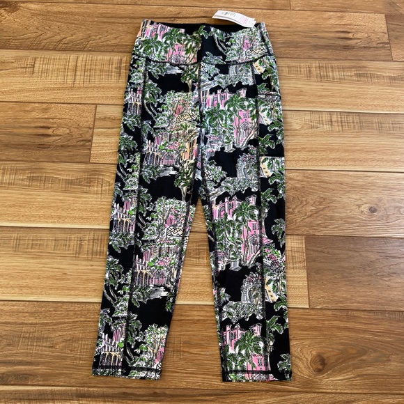 NWT Lilly Pulitzer UPF 50+ Luxletic 24" Weekender High Rise Midi Legging - Picture 16 of 17